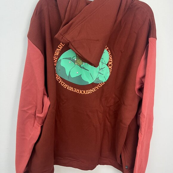 Nike Kyrie Basketball Pullover Oversized Fit Brown Hoodie DQ6111-072 Size XL - Picture 9 of 10